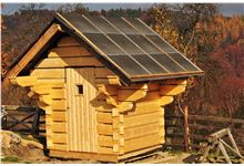 Roubená finská sauna 2x2 m, realizace SRUBY PACÁK s.r.o.